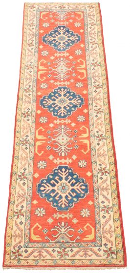 Afghan Finest Ghazni 2'8" x 9'9" Hand-knotted Wool Rug 