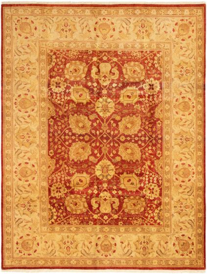 Pakistani Peshawar Oushak 9'1" x 12'0" Hand-knotted Wool Rug 