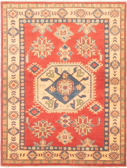 Afghan Finest Ghazni 4'10" x 6'5" Hand-knotted Wool Rug 