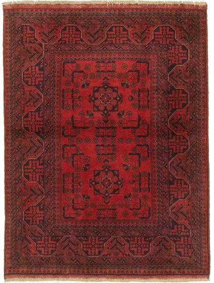 Afghan Finest Khal Mohammadi 3'4" x 4'11" Hand-knotted Wool Rug 