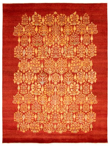 Pakistani Pako Persian 18 Of 20 8'11" x 11'9" Hand-knotted Wool Rug 