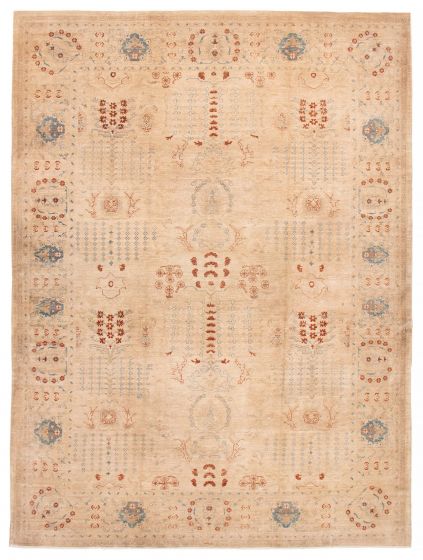 Turkish Antalya Vintage 10'2" x 13'8" Hand-knotted Wool Rug 