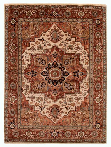 Indian Jules Sultane 8'6" x 11'7" Hand-knotted Wool Rug 