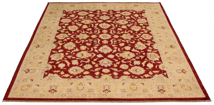 Afghan Chobi Finest 8'1" x 10'0" Hand-knotted Wool Rug 