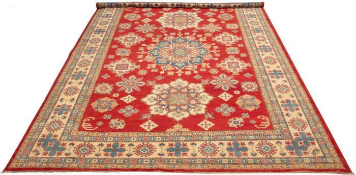 Afghan Finest Ghazni 9'11" x 13'7" Hand-knotted Wool Rug 