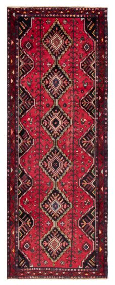 Persian Style 4'0" x 10'10" Hand-knotted Wool Rug 