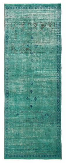 Turkish Color Transition 3'5" x 9'5" Hand-knotted Wool Rug 