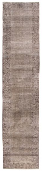 Turkish Color Transition 2'7" x 14'0" Hand-knotted Wool Rug 