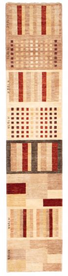 Pakistani Finest Peshawar Ziegler 2'2" x 11'0" Hand-knotted Wool Rug 