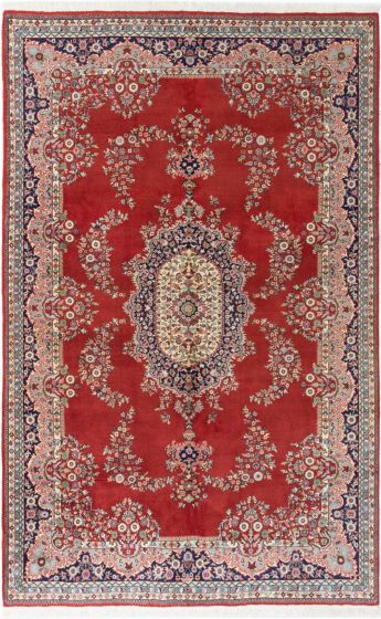 Turkish Anatolian 6'7" x 10'6" Hand-knotted Wool Rug 
