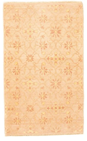 Pakistani Peshawar Ziegler 3'1" x 5'4" Hand-knotted Wool Rug 