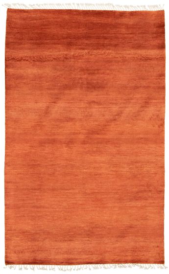 Pakistani Pak Finest Gabbeh 5'0" x 7'10" Hand-knotted Wool Rug 