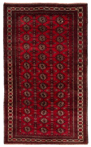 Tapis teimani 3'10" x 6'5" en laine