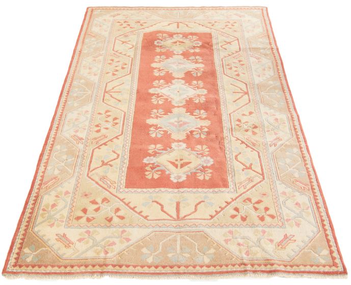 Tapis melis vintage 4'11" x 7'9" en laine