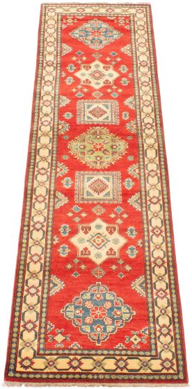 Afghan Finest Ghazni 2'8" x 9'6" Hand-knotted Wool Rug 