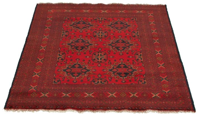 Afghan Finest Khal Mohammadi 4'11" x 6'5" Hand-knotted Wool Rug 
