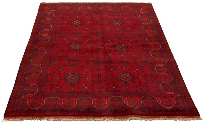 Afghan Finest Khal Mohammadi 5'0" x 6'5" Hand-knotted Wool Rug 