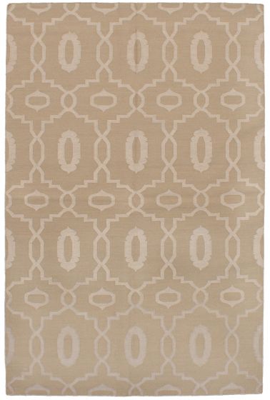 Turkish Ankara FW 5'1" x 7'11" Flat-Weave Wool Kilim 