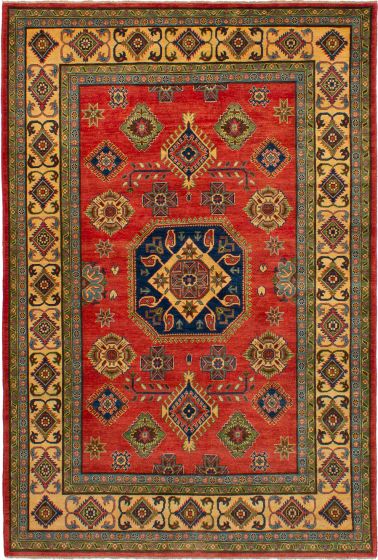 Afghan Finest Ghazni 6'8" x 9'10" Hand-knotted Wool Rug 
