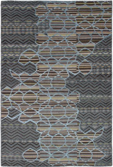 Indian Eternity 5'3" x 7'10" Hand-knotted Wool Rug 