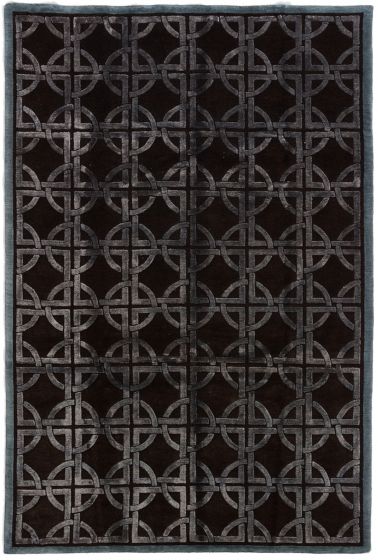 Nepal Opulence 5'7" x 8'6" Hand-knotted Silk, Wool Rug 