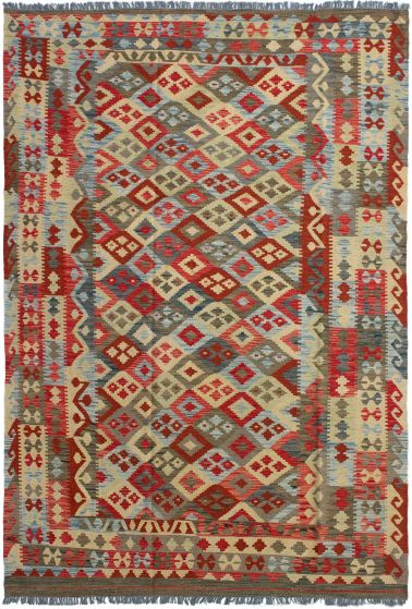 Kilim sivas 6'4" x 9'10" en laine