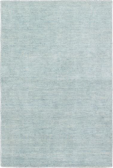 Indian Silk Shadow 4'1" x 6'1" Hand-knotted Viscose, Wool Rug 