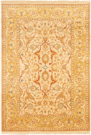 Pakistani Peshawar Finest 6'0" x 8'10" Hand-knotted Wool Rug 