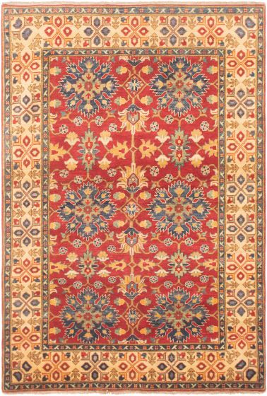Afghan Finest Ghazni 4'10" x 7'2" Hand-knotted Wool Rug 