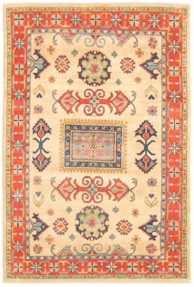Afghan Finest Ghazni 4'10" x 7'5" Hand-knotted Wool Rug 