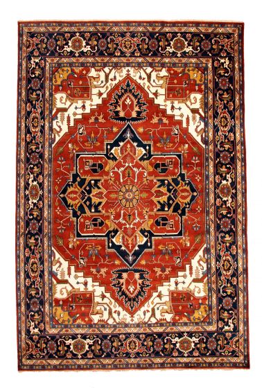 Indian Serapi Heritage 11'9" x 17'9" Hand-knotted Wool Rug 