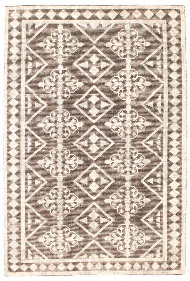 Tapis sienna 5'3" x 7'10" en laine torsadée