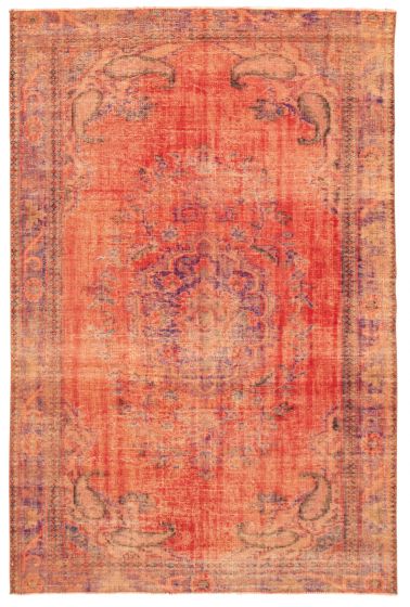 Turkish Melis Vintage 5'10" x 8'10" Hand-knotted Wool Rug 
