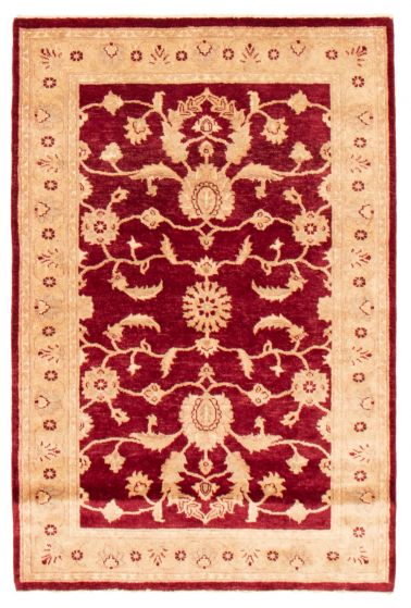 Afghan Chobi Finest 4'1" x 6'4" Hand-knotted Wool Rug 