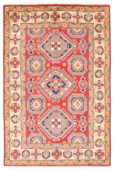 Afghan Finest Ghazni 6'6" x 9'9" Hand-knotted Wool Rug 