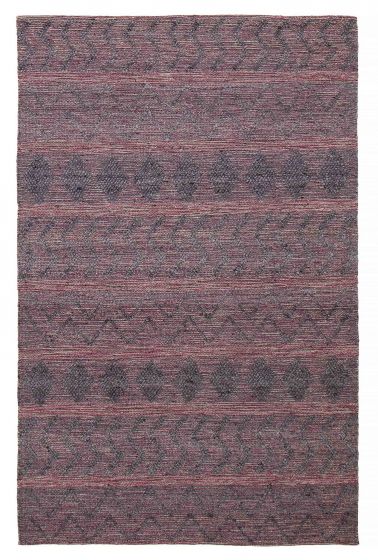 Indian Sienna 6'0" x 9'4" Braid weave Wool Rug 