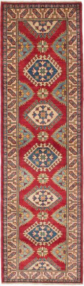 Afghan Finest Ghazni 2'8" x 9'6" Hand-knotted Wool Rug 