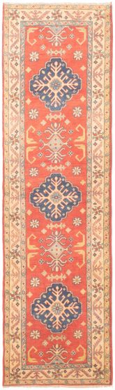 Afghan Finest Ghazni 2'8" x 9'9" Hand-knotted Wool Rug 