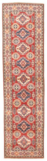 Afghan Finest Ghazni 2'8" x 9'11" Hand-knotted Wool Rug 