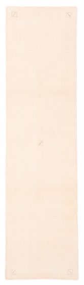 Indo Gabbeh 2'7" x 9'5" Hand Loomed Wool Rug 
