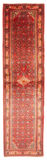 Persian Style 2'7" x 9'9" Hand-knotted Wool Runner Rug 