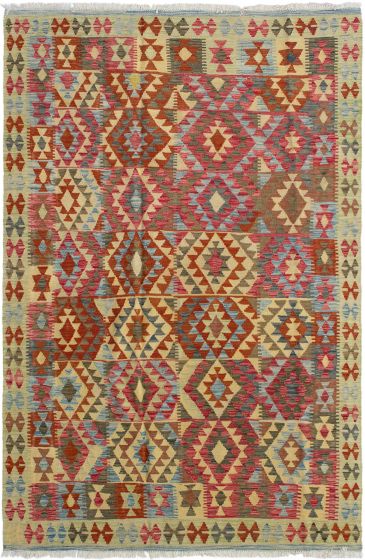 Kilim sivas 6'4" x 9'10" en laine