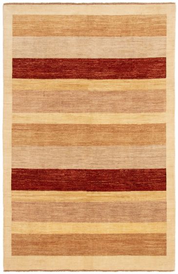 Afghan Finest Ziegler Chobi 6'6" x 9'10" Hand-knotted Wool Rug 