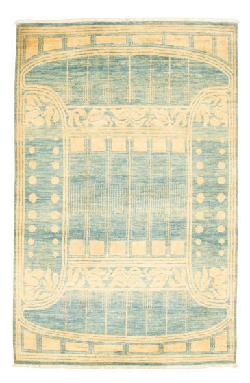 Pakistani Peshawar Ziegler 5'1" x 7'5" Hand-knotted Wool Rug 