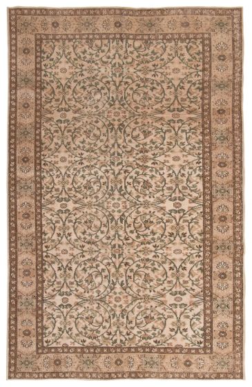 Turkish Melis Vintage 5'10" x 9'3" Hand-knotted Wool Rug 