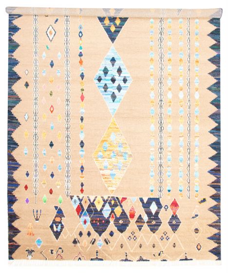 Pakistani Marrakech 9'11" x 14'6" Hand-knotted Wool Rug 