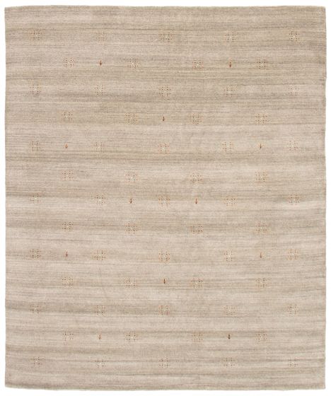 Indo Gabbeh 7'10" x 9'7" Hand Loomed Wool Rug 