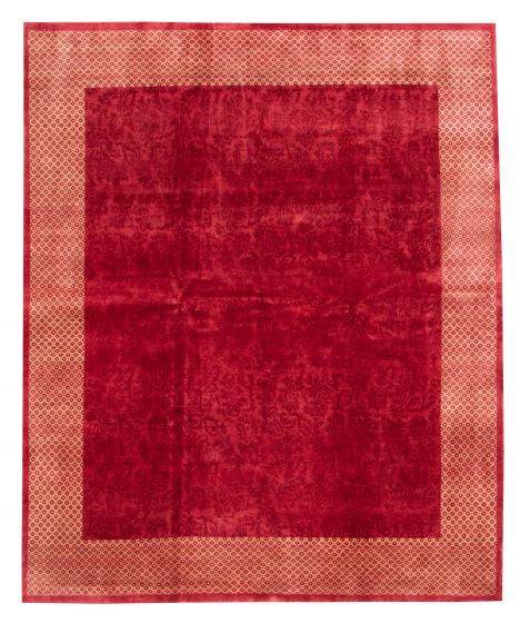 Indian Heritage 8'1" x 9'9" Hand-knotted Wool Rug 