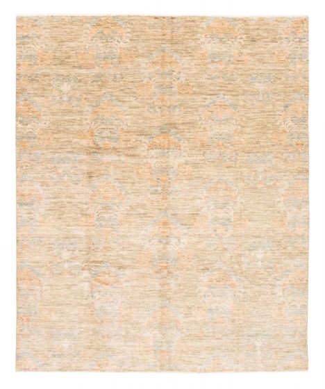 Indian Mystique 8'0" x 9'9" Hand-knotted Wool Rug 