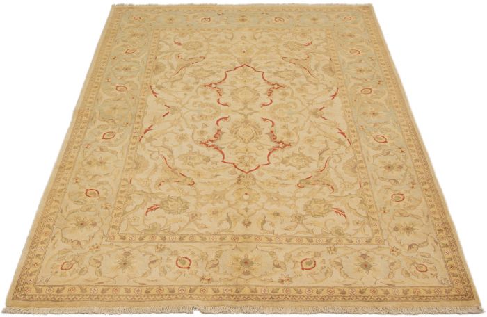 Pakistani Pako Persian 18 Of 20 6'2" x 9'2" Hand-knotted Wool Rug 